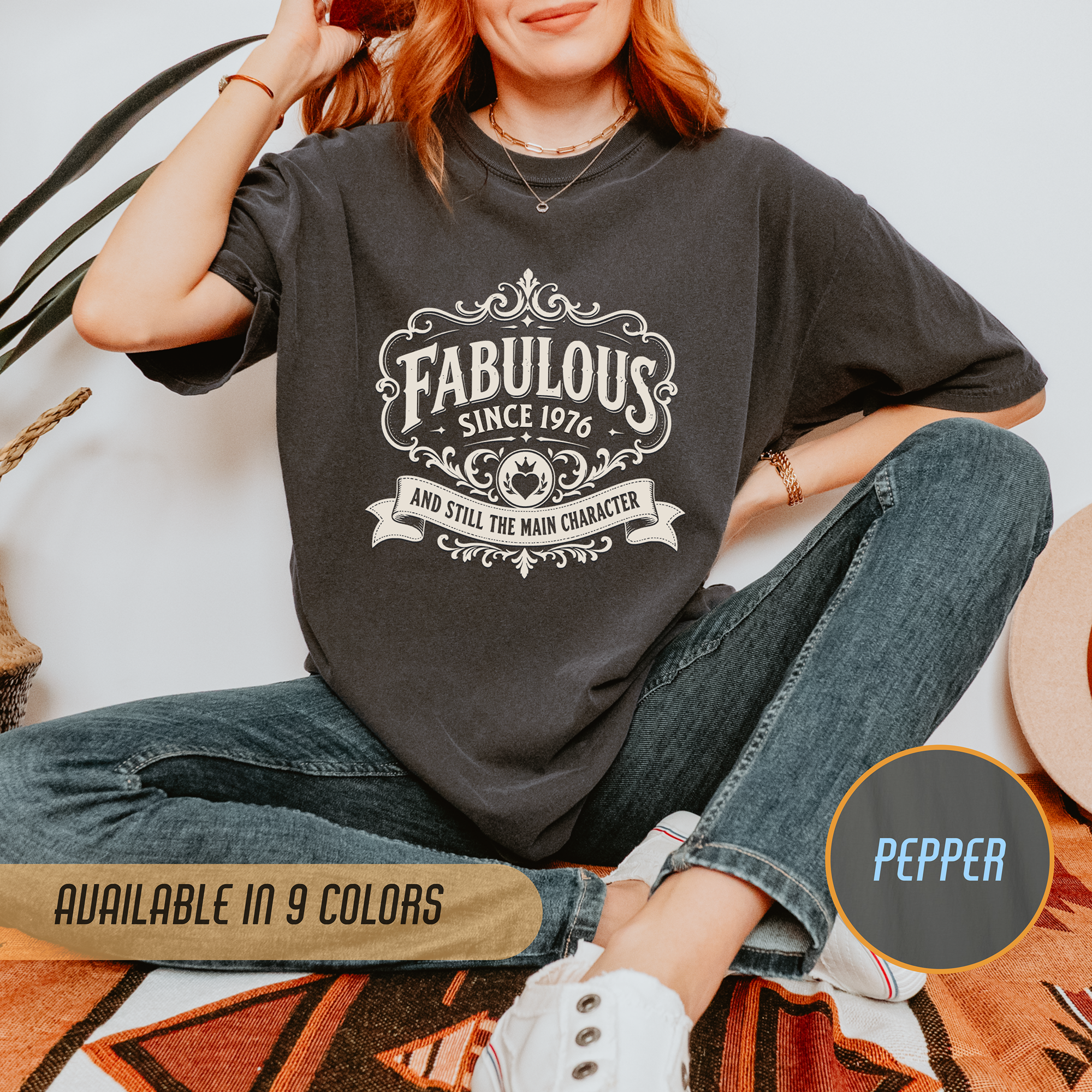 Fabulous Since 1976 T-Shirt – 50th Birthday Gift