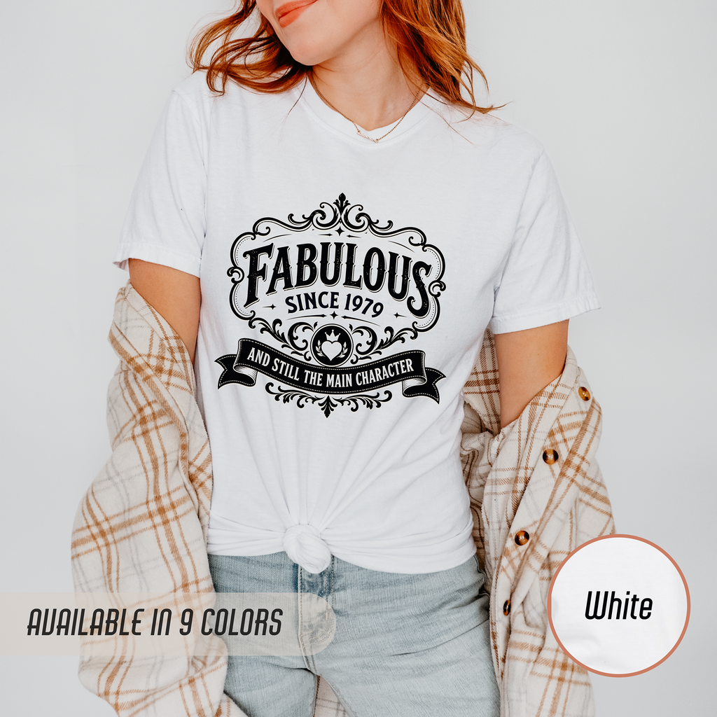 Fabulous Since 1979 T-Shirt – 47th Birthday Gift