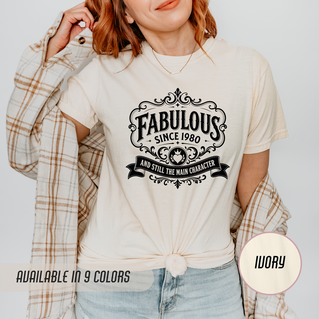 Fabulous Since 1980 T-Shirt – 46th Birthday Gift