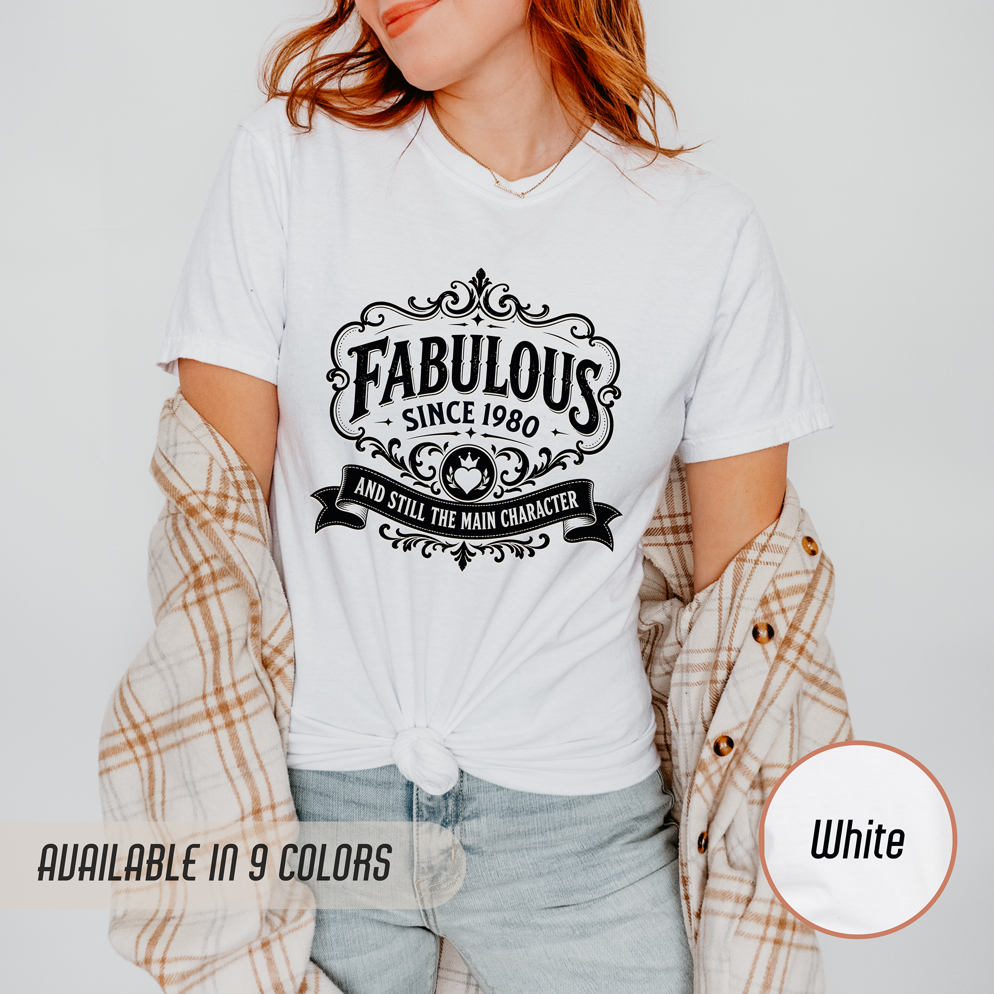 Fabulous Since 1980 T-Shirt – 46th Birthday Gift