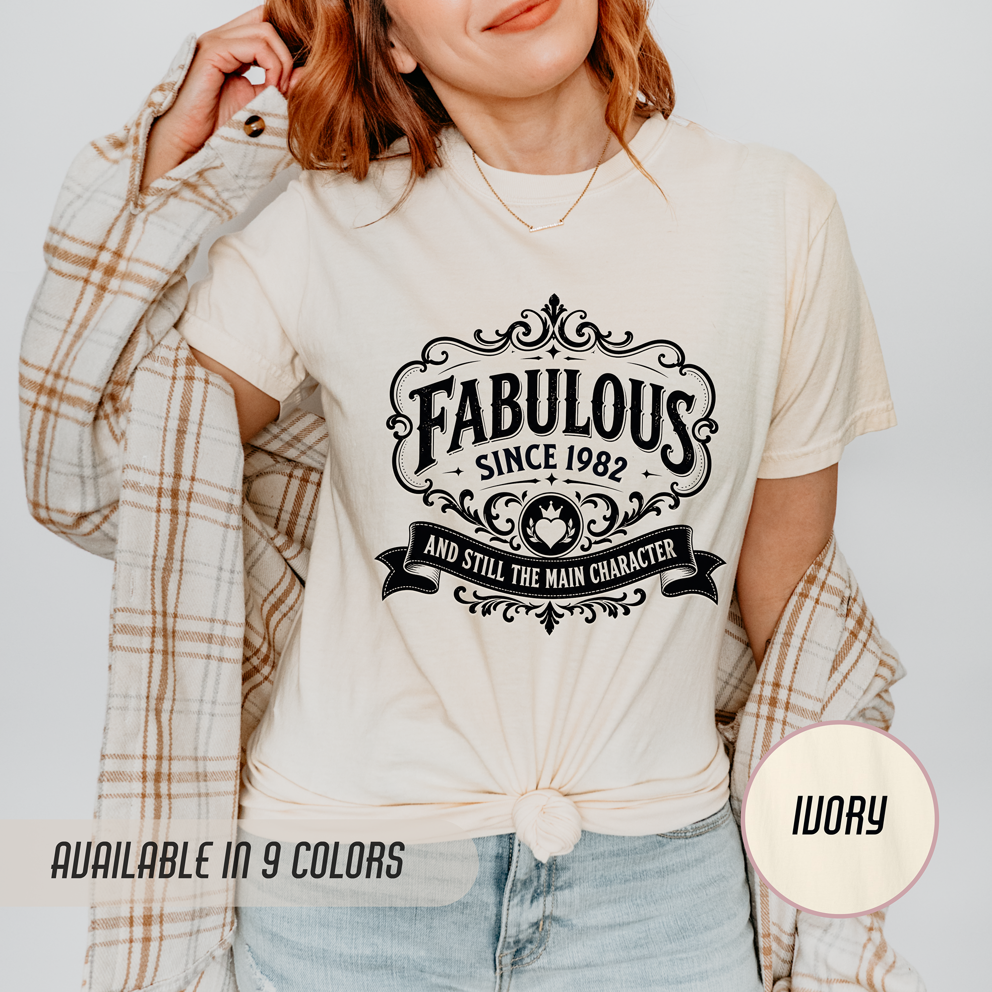 Fabulous Since 1982 T-Shirt – 44th Birthday Gift