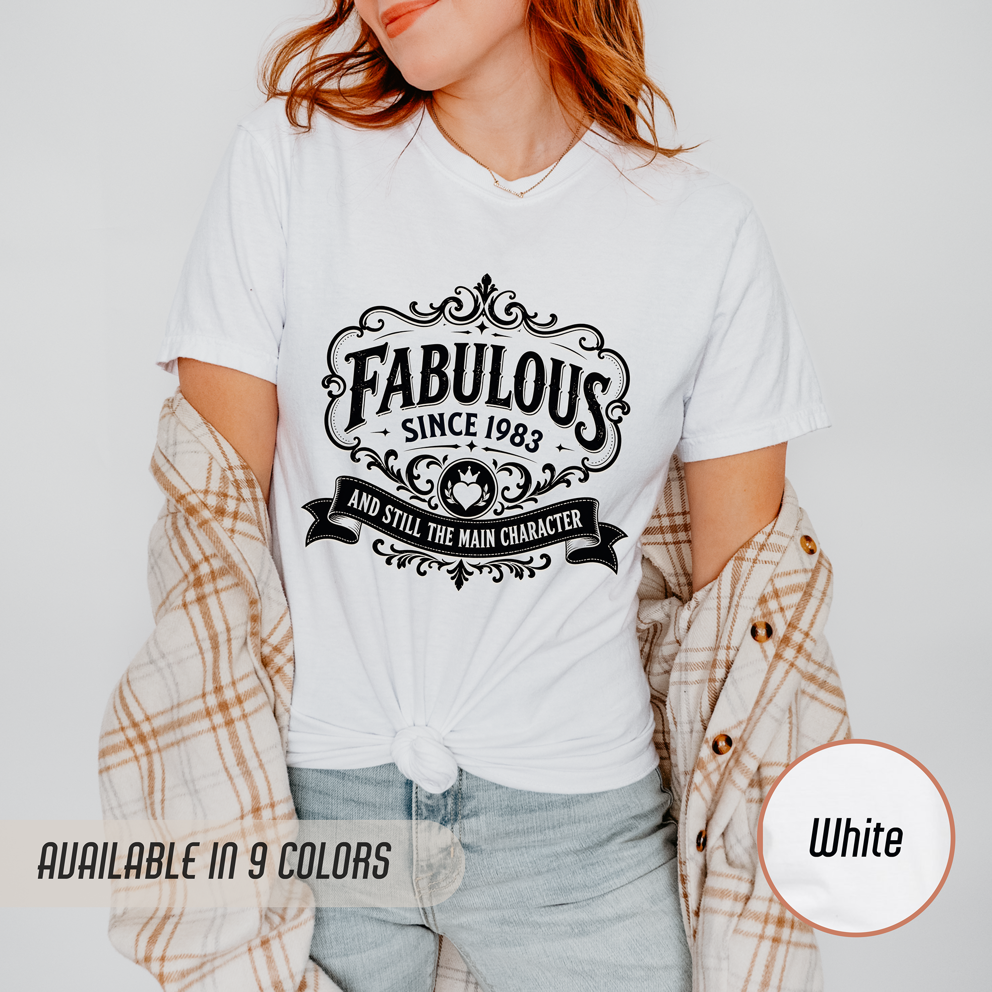 Fabulous Since 1983 T-Shirt – 43rd Birthday Gift