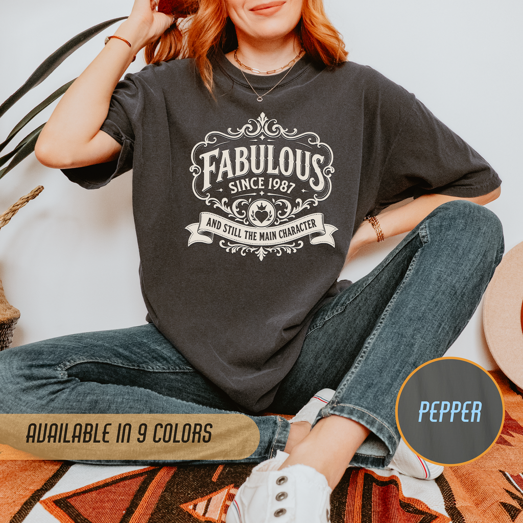 Fabulous Since 1987 T-Shirt – 39th Birthday Gift