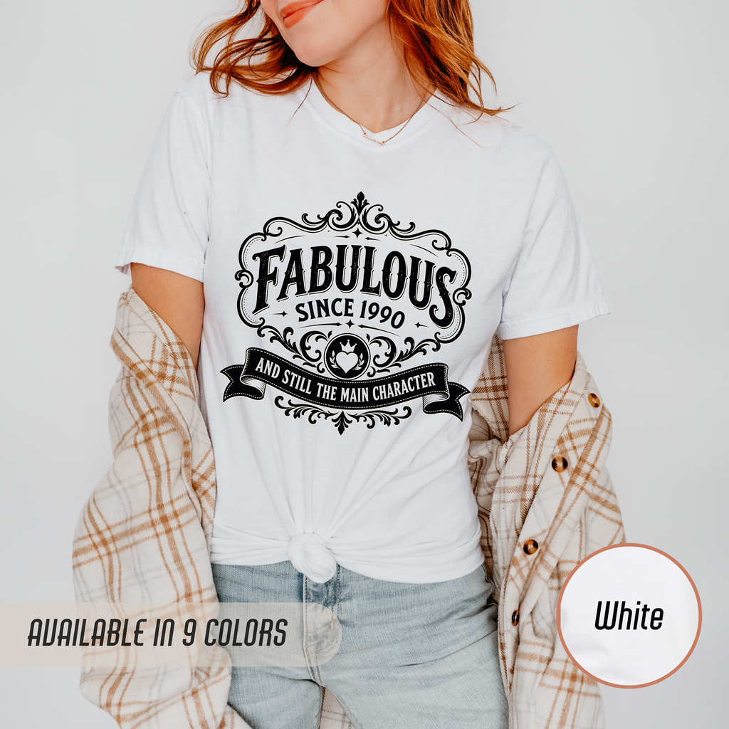 Fabulous Since 1990 T-Shirt – 36th Birthday Gift