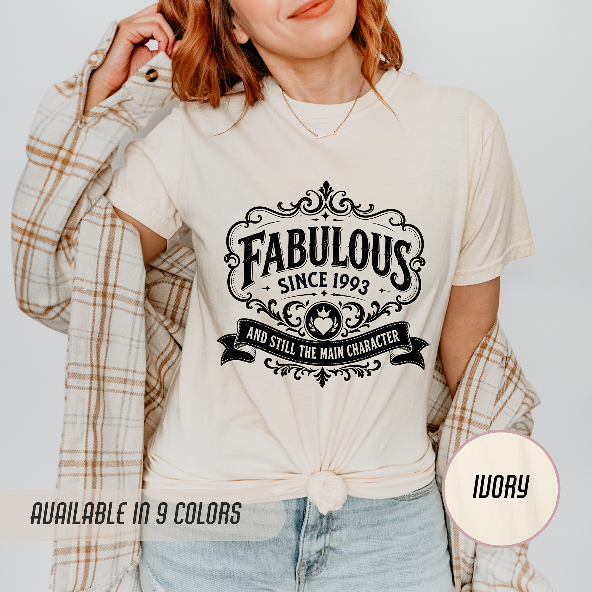 Fabulous Since 1993 T-Shirt – 33rd Birthday Gift