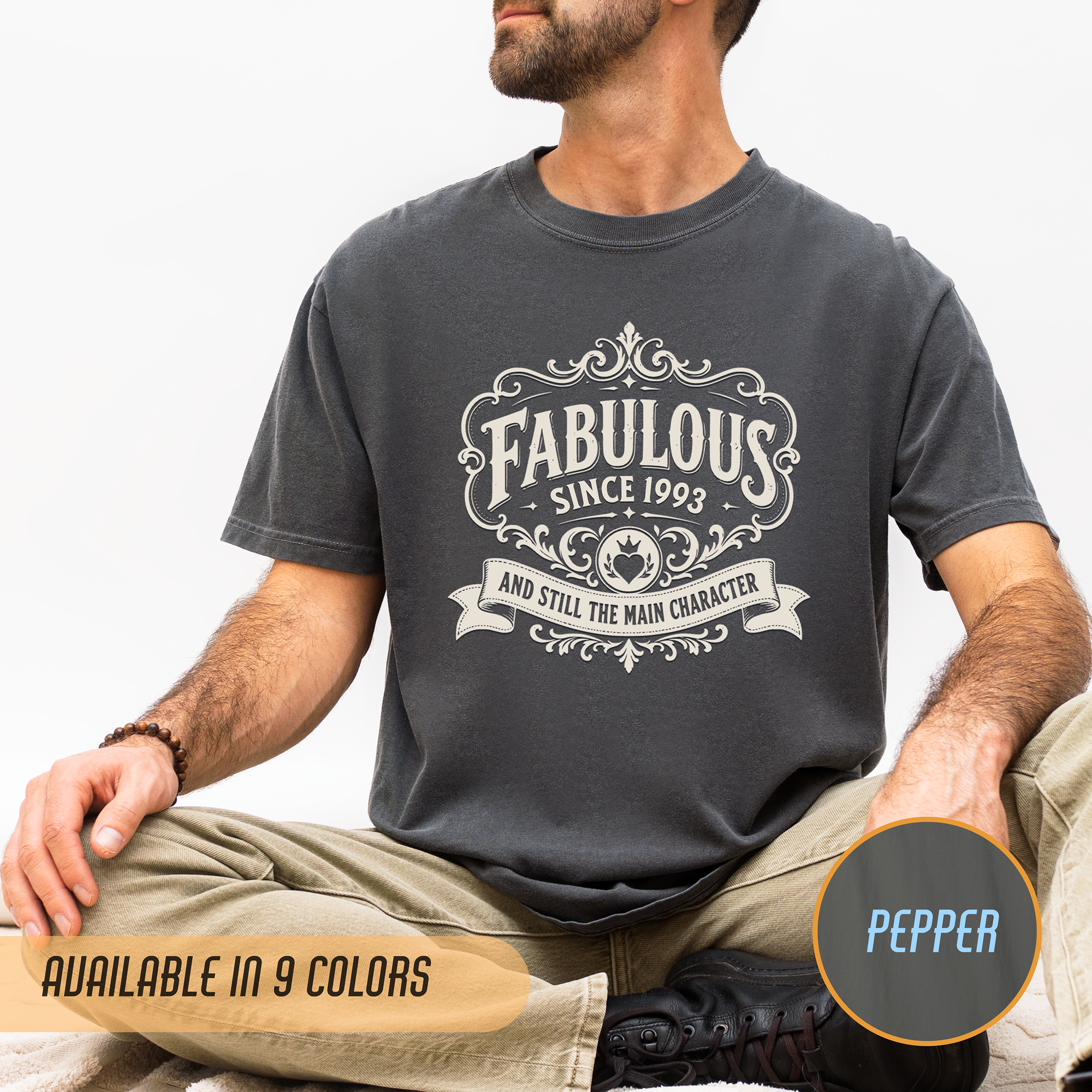 Fabulous Since 1993 T-Shirt – 33rd Birthday Gift