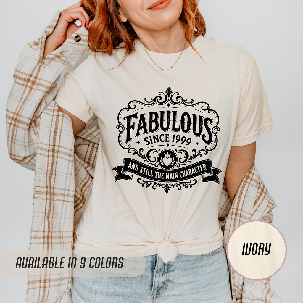 Fabulous Since 1999 T-Shirt – 27th Birthday Gift