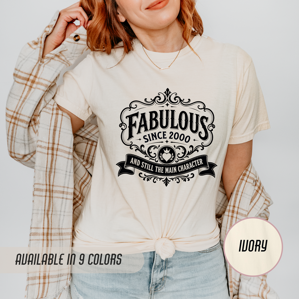 Fabulous Since 2000 T-Shirt – 26th Birthday Gift