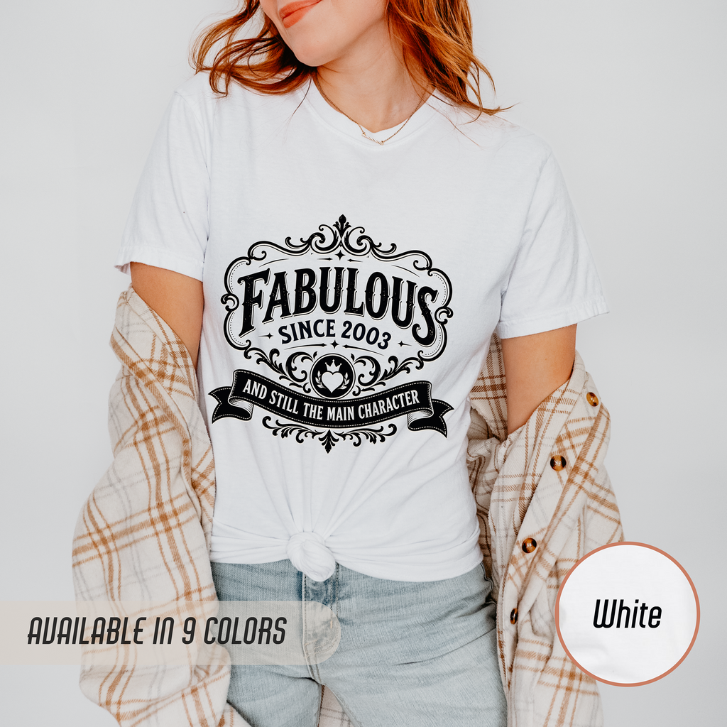 Fabulous Since 2003 T-Shirt – 23rd Birthday Gift