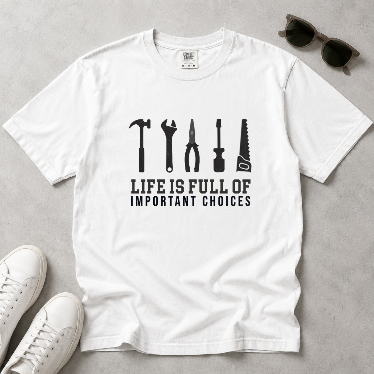 Life Is Full of Important Choices – DIY Dad T-Shirt | Explorer Edition