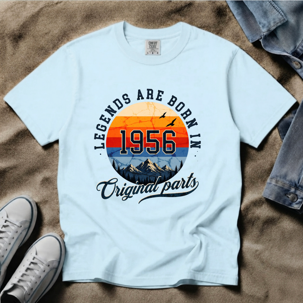 Legends Are Born in 1956 – 70th Birthday T-Shirt