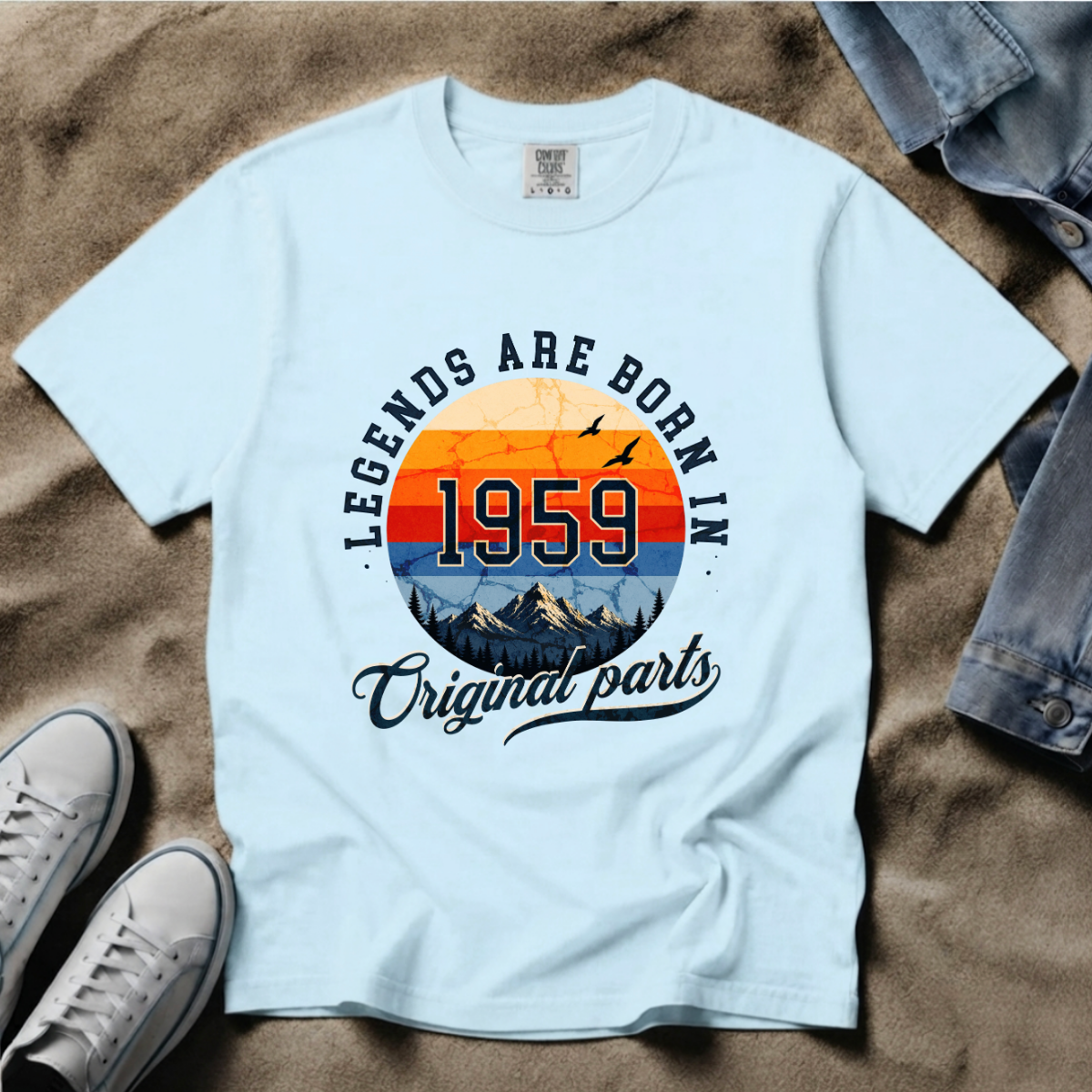 Legends Are Born in 1959 – 67th Birthday T-Shirt