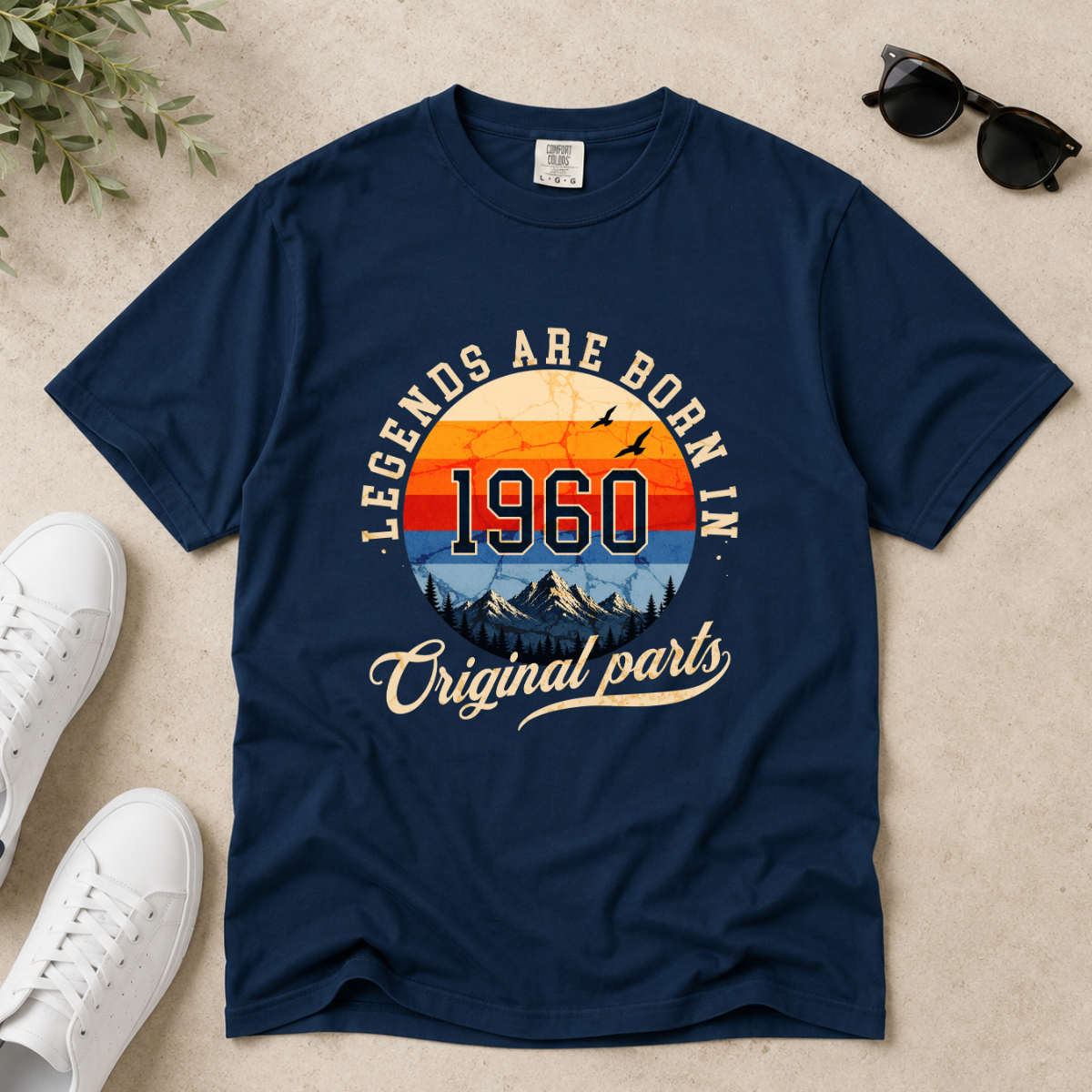 Legends Are Born in 1960 – 66th Birthday T-Shirt