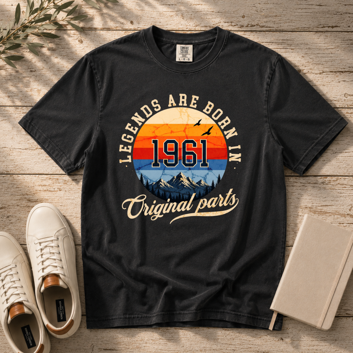 Legends Are Born in 1961 – 65th Birthday T-Shirt