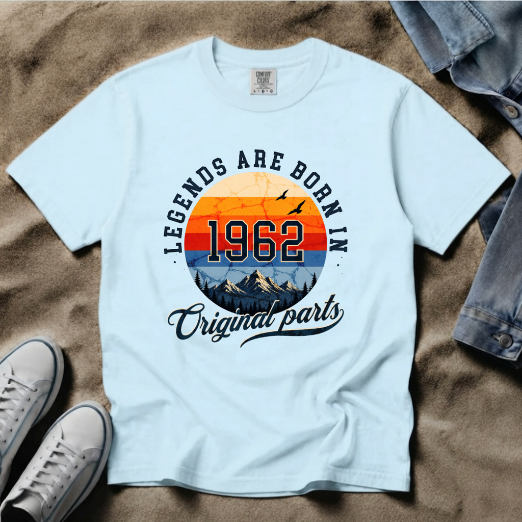 Legends Are Born in 1962 – 64th Birthday T-Shirt