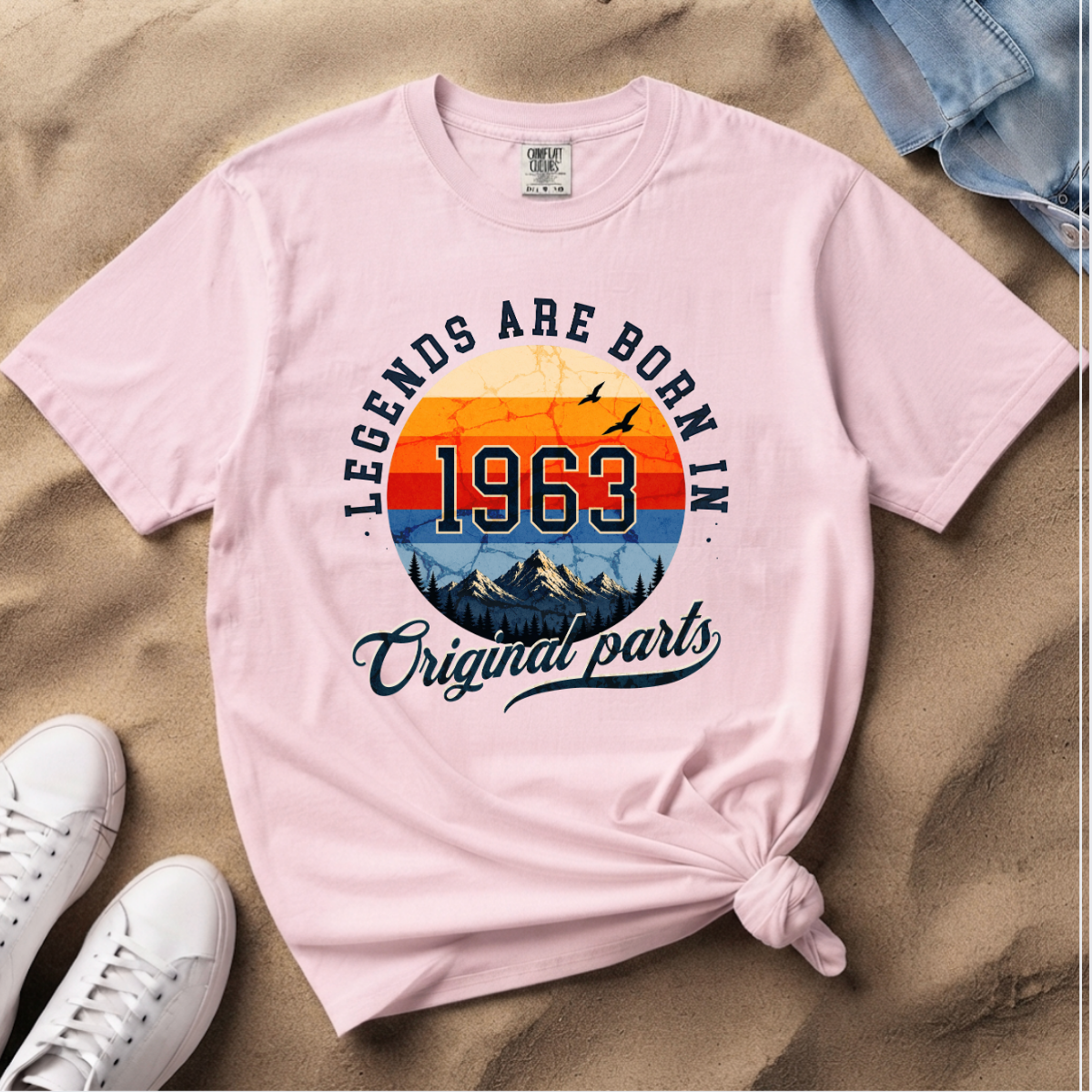 Legends Are Born in 1963 – 63rd Birthday T-Shirt