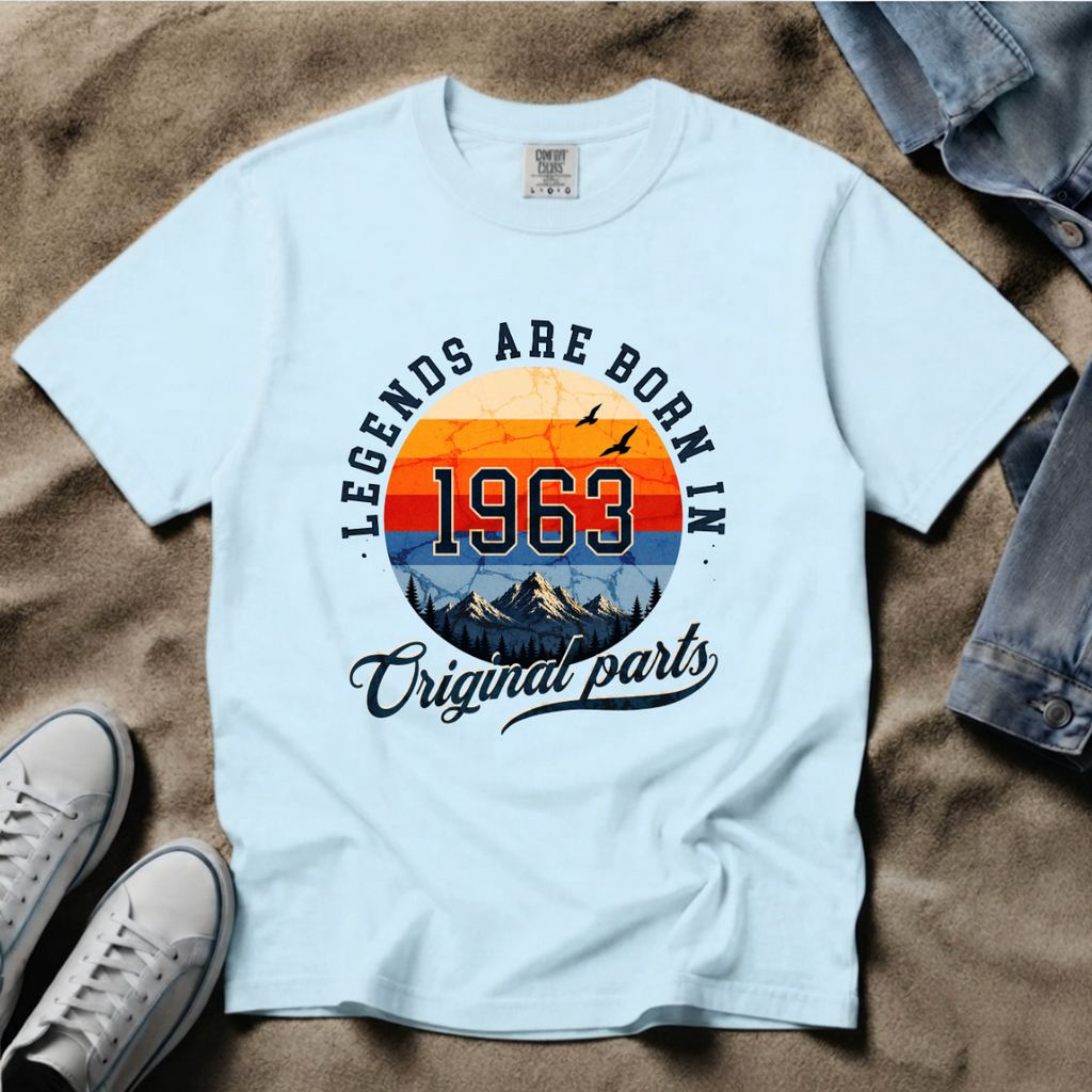 Legends Are Born in 1963 – 63rd Birthday T-Shirt