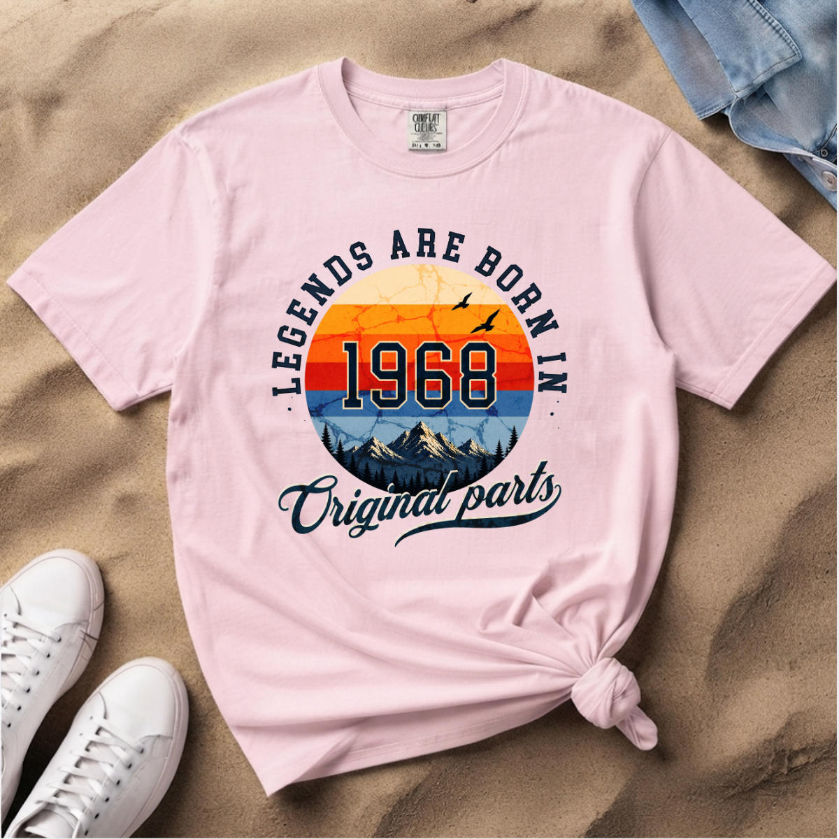 Legends Are Born in 1968 – 68th Birthday T-Shirt