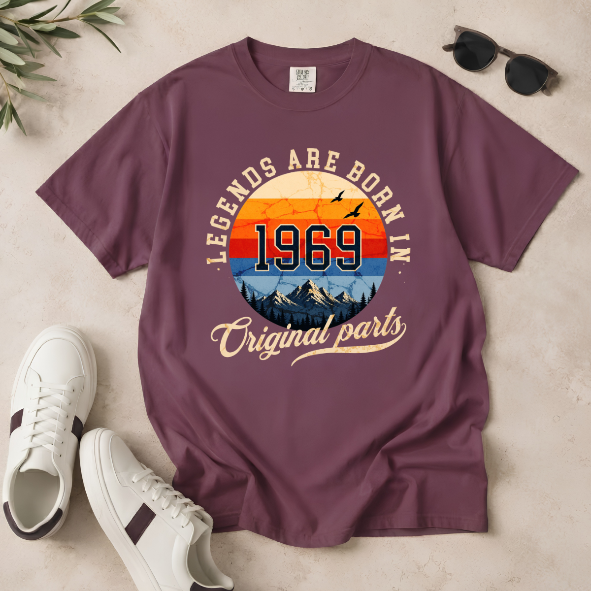 Legends Are Born in 1969 – 57th Birthday T-Shirt