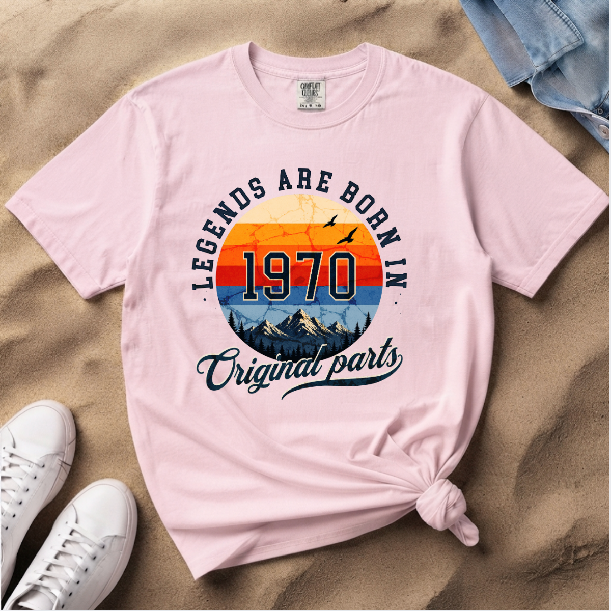 Legends Are Born in 1970 – 56th Birthday T-Shirt