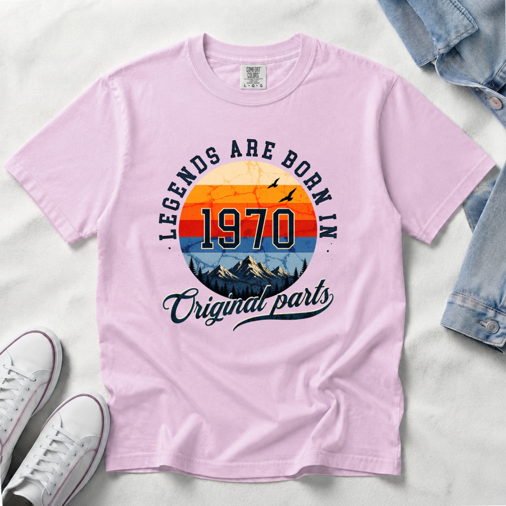 Legends Are Born in 1970 – 56th Birthday T-Shirt