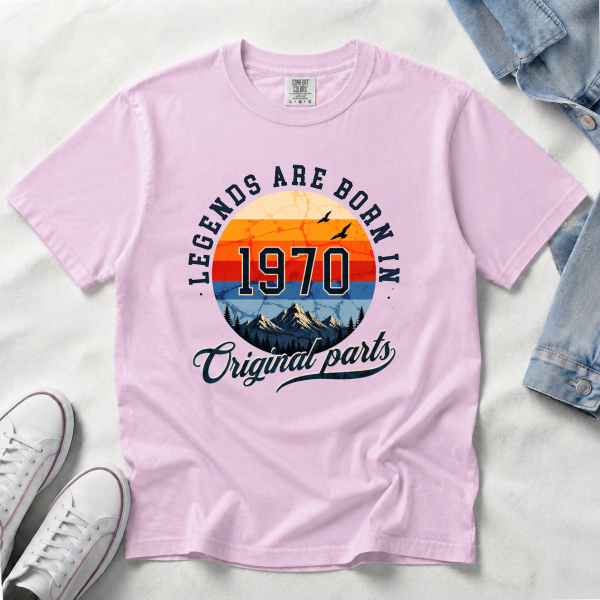 Legends Are Born in 1970 – 56th Birthday T-Shirt
