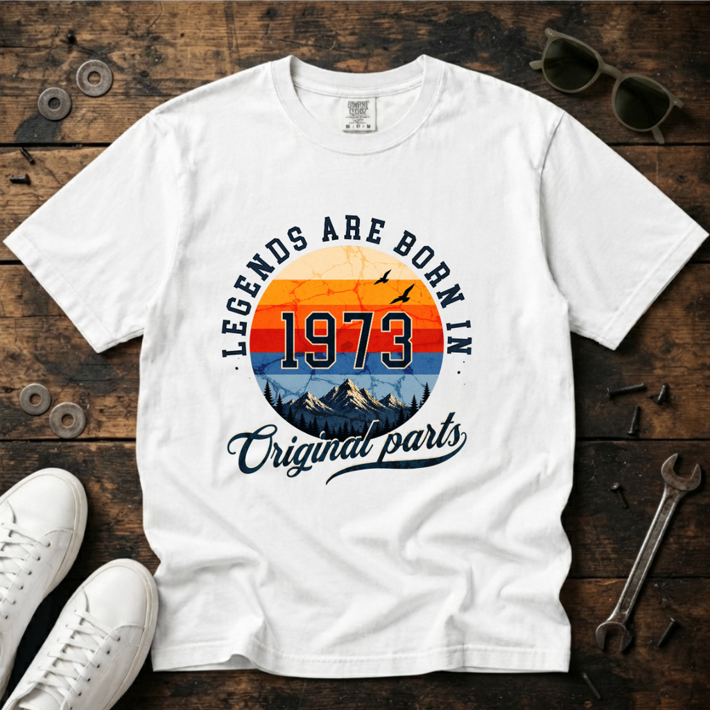 Legends Are Born in 1973 – 53rd Birthday T-Shirt