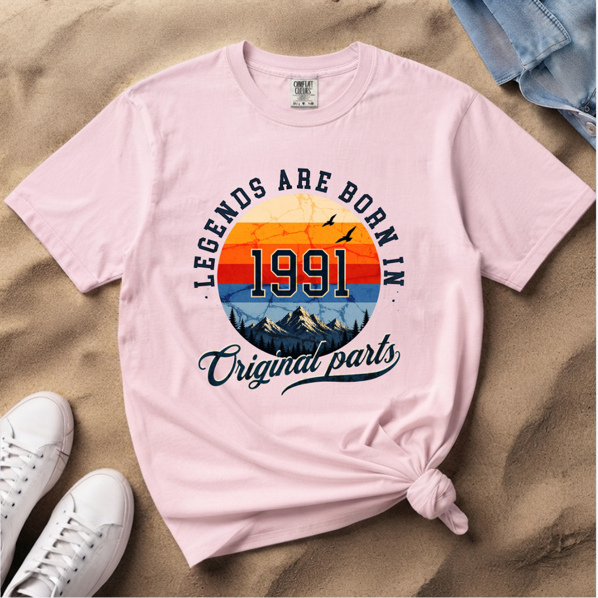 Legends Are Born in 1991 – 35th Birthday T-Shirt