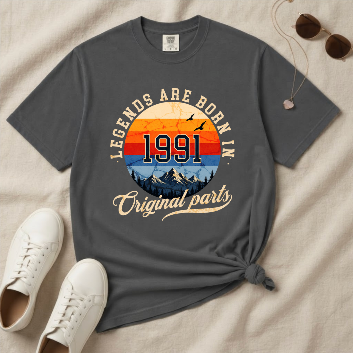 Legends Are Born in 1991 – 35th Birthday T-Shirt