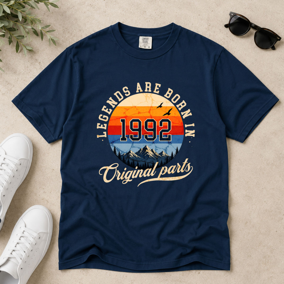 Legends Are Born in 1992 – 34th Birthday T-Shirt