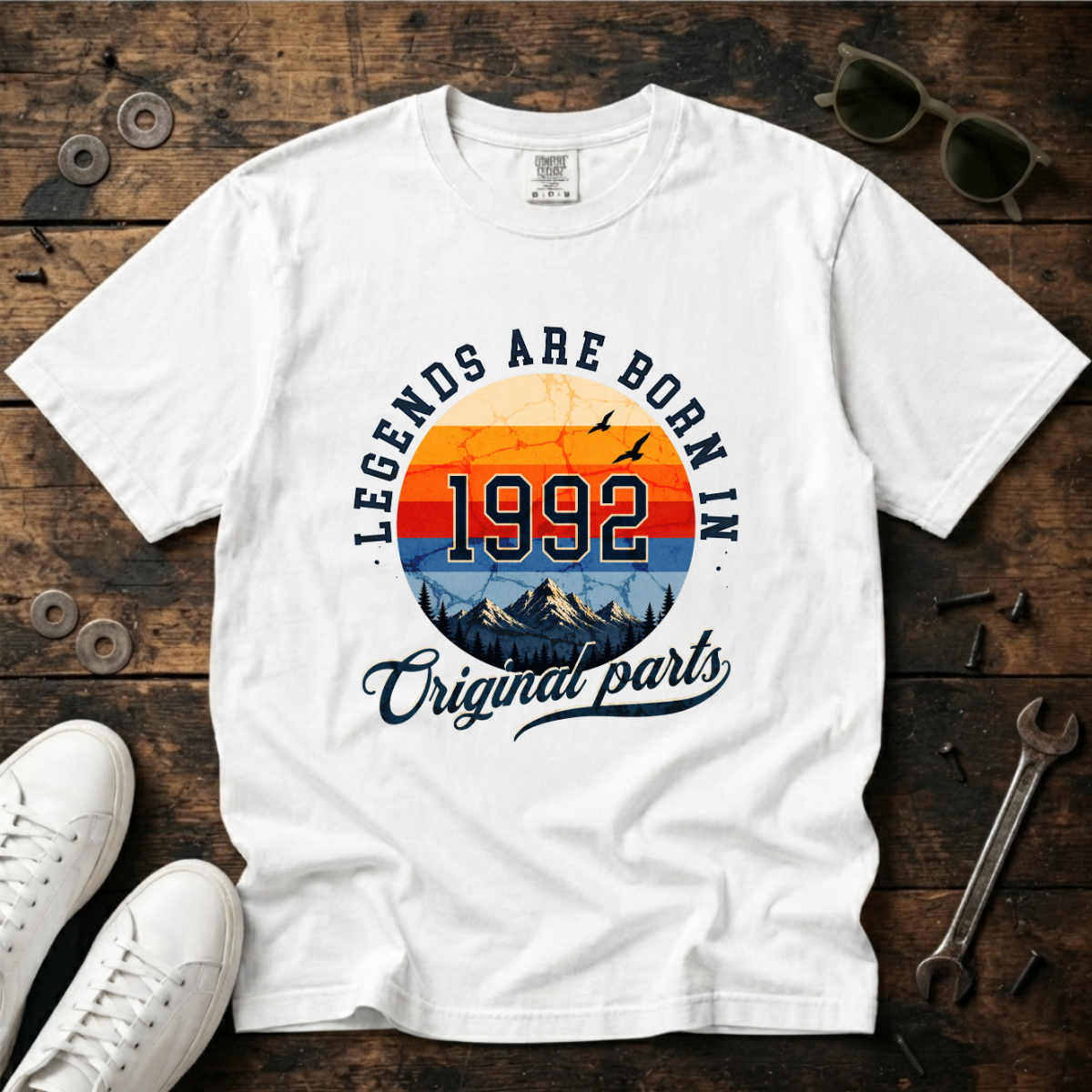 Legends Are Born in 1992 – 34th Birthday T-Shirt