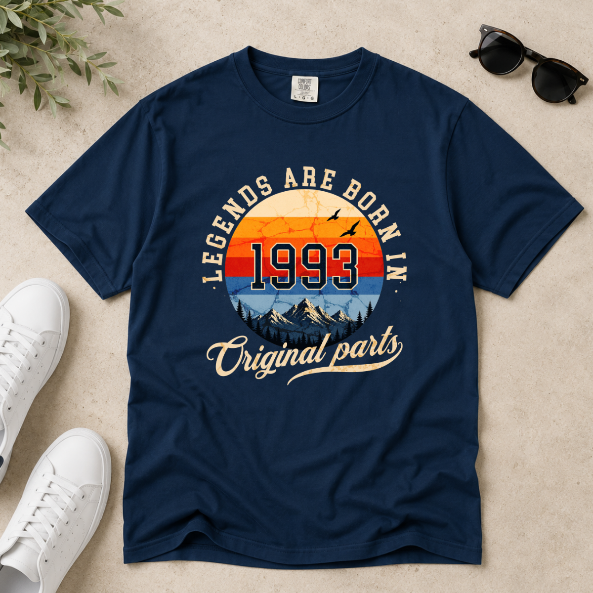 Legends Are Born in 1993 – 33rd Birthday T-Shirt