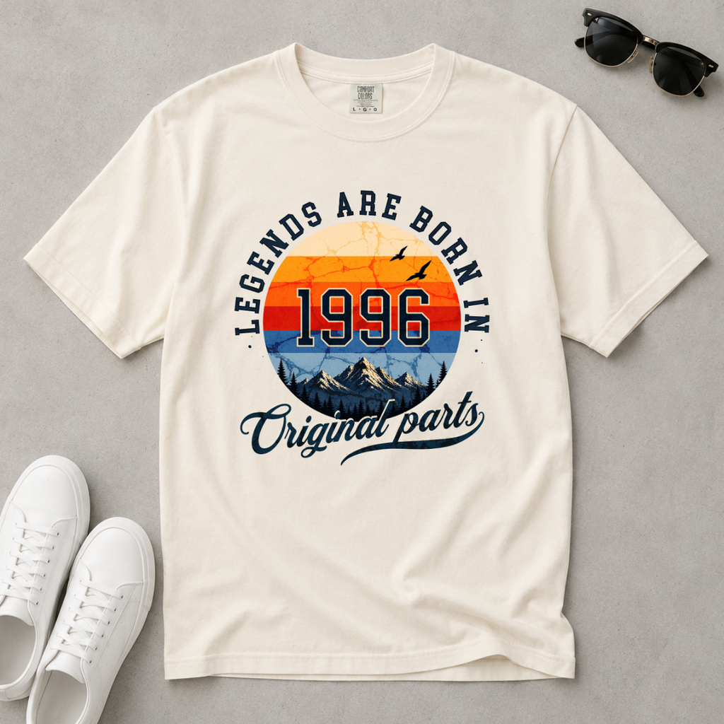 Legends Are Born in 1996 – 30th Birthday T-Shirt