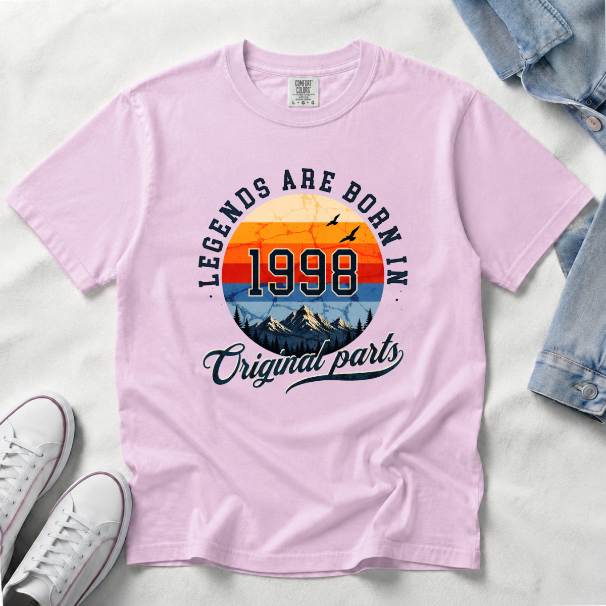 Legends Are Born in 1998 – 28th Birthday T-Shirt