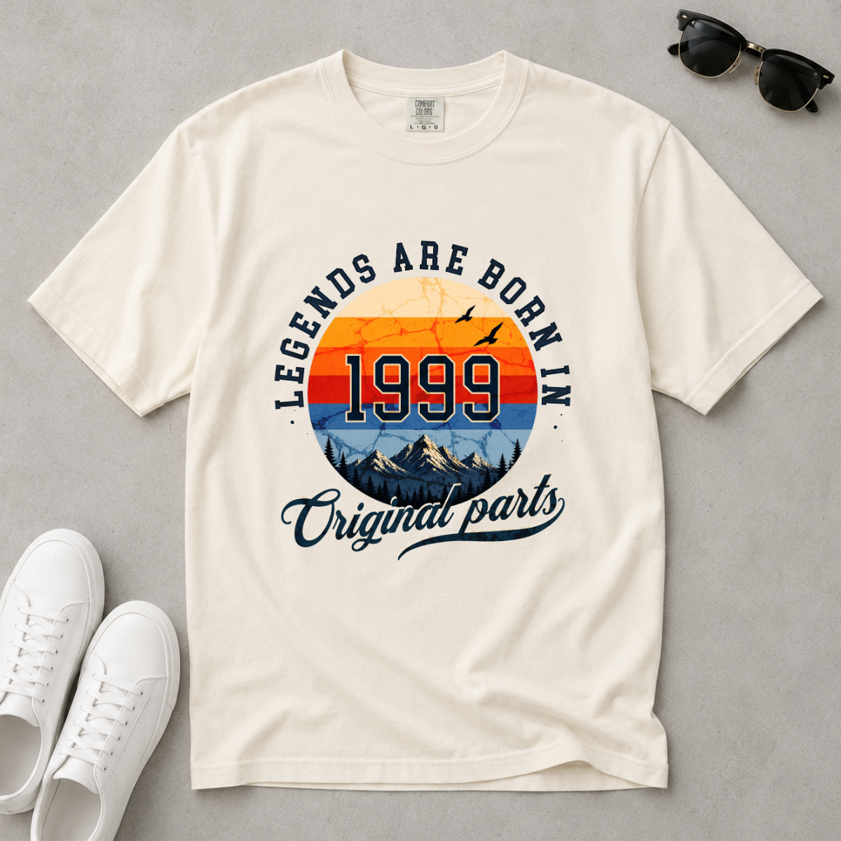 Legends Are Born in 1999 – 27th Birthday T-Shirt