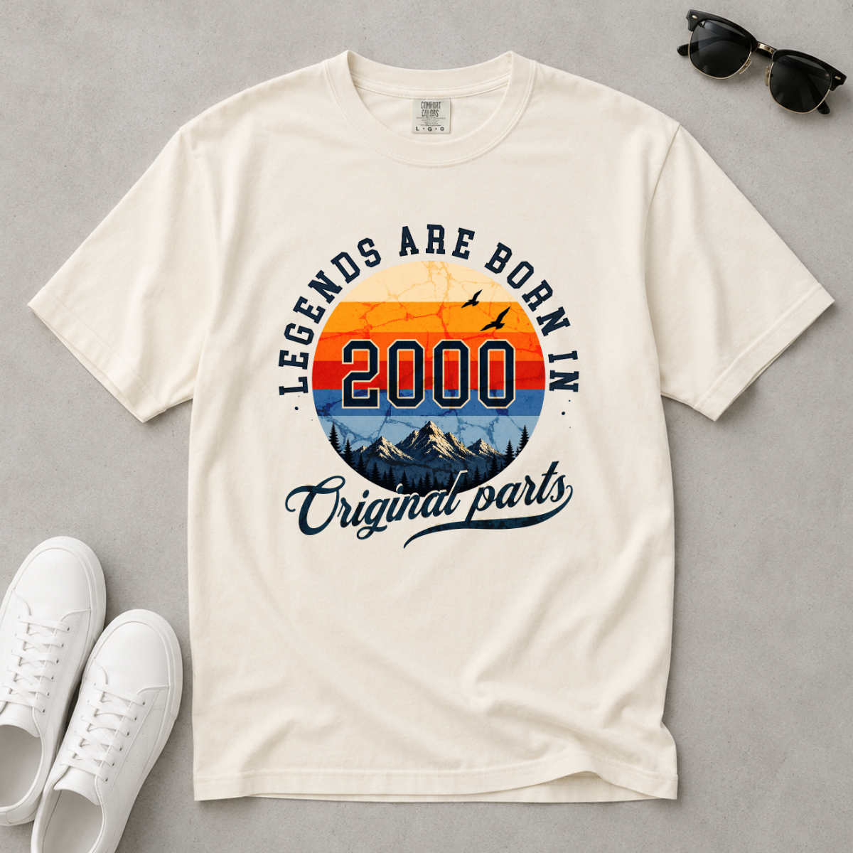 Legends Are Born in 2000 – 26th Birthday T-Shirt