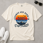 Legends Are Born in 2001 – 25th Birthday T-Shirt