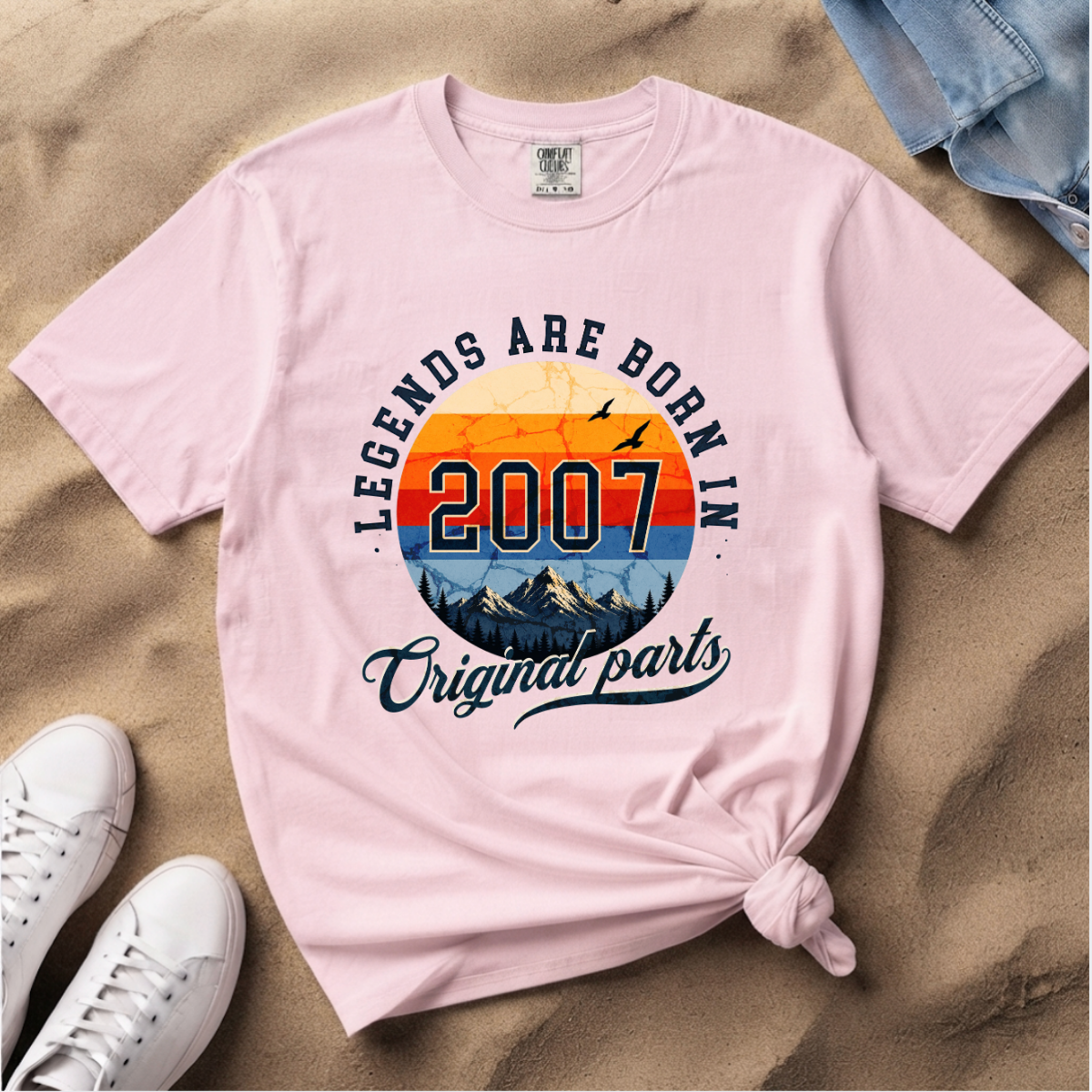 Legends Are Born in 2007 – 19th Birthday T-Shirt