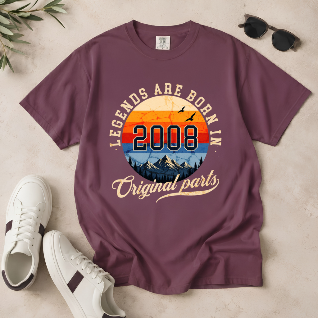 Legends Are Born in 2008 – 18th Birthday T-Shirt