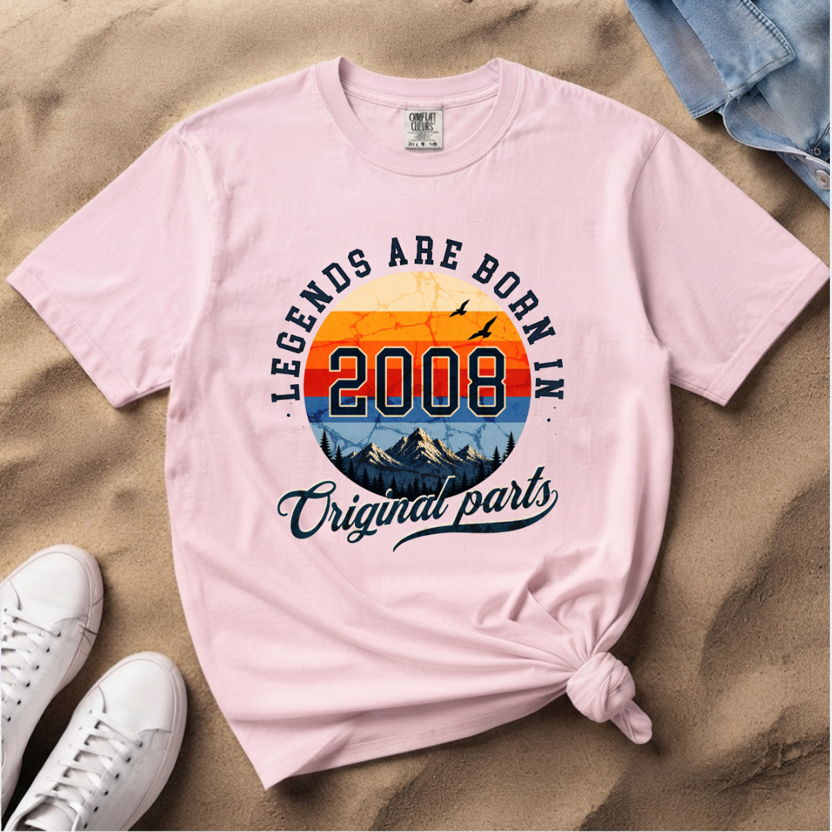 Legends Are Born in 2008 – 18th Birthday T-Shirt