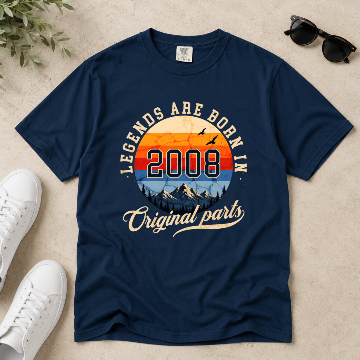 Legends Are Born in 2008 – 18th Birthday T-Shirt