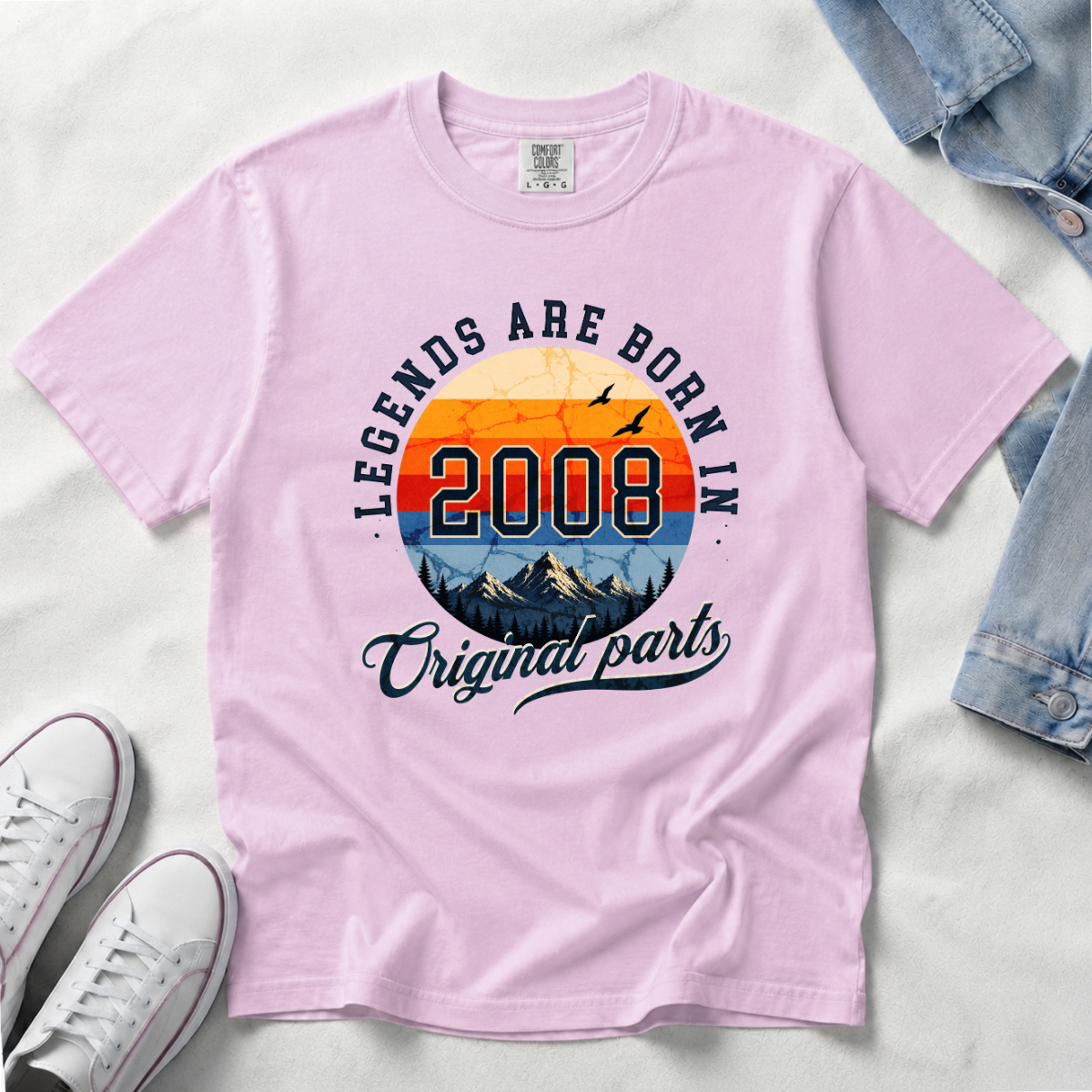 Legends Are Born in 2008 – 18th Birthday T-Shirt