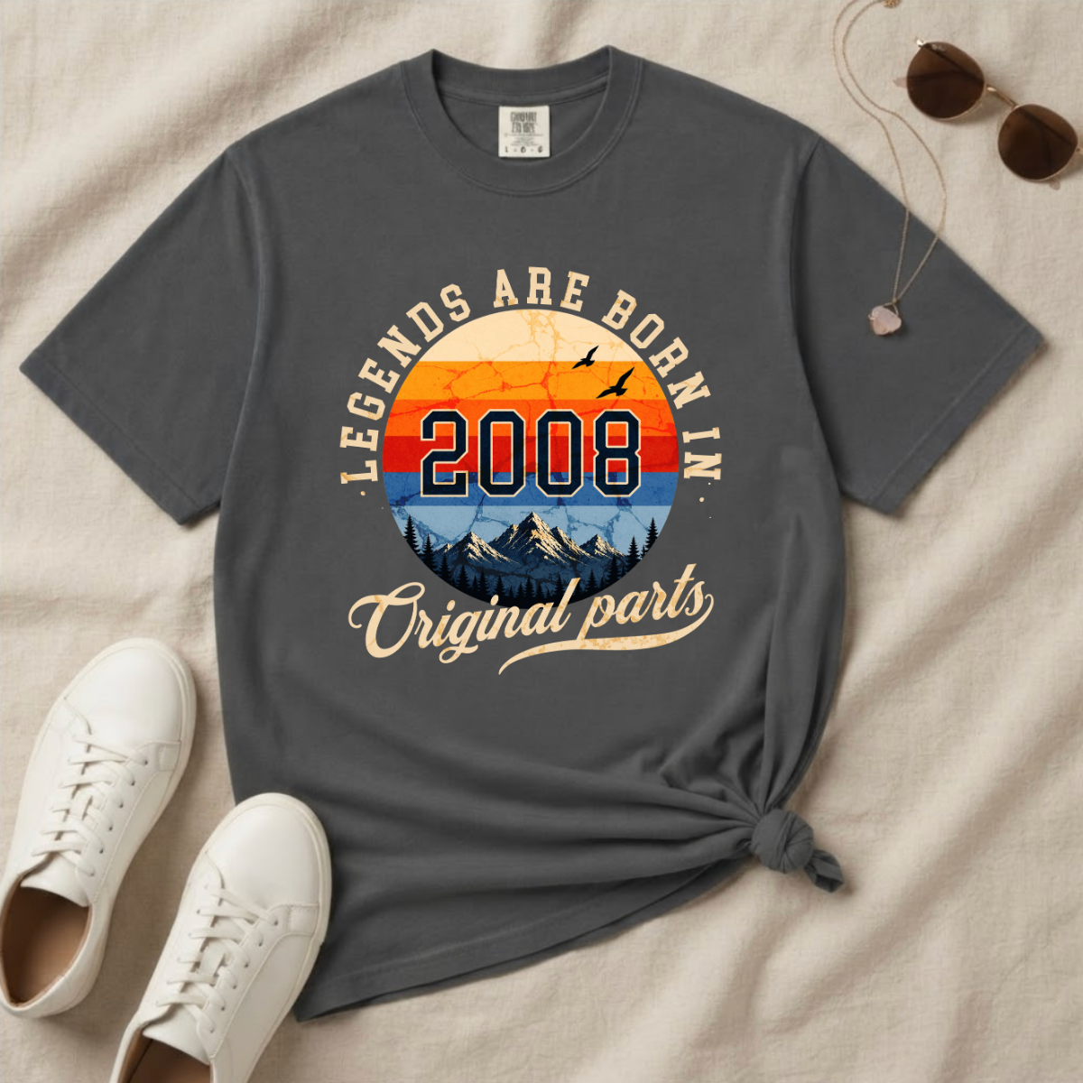 Legends Are Born in 2008 – 18th Birthday T-Shirt