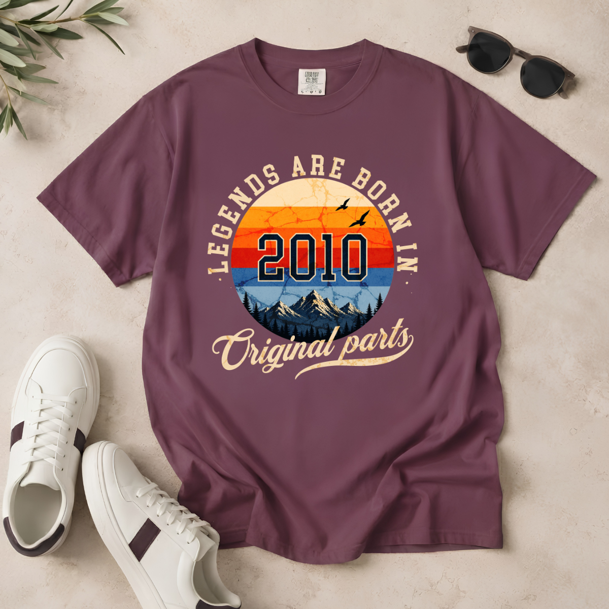 Legends Are Born in 2010 – 16th Birthday T-Shirt