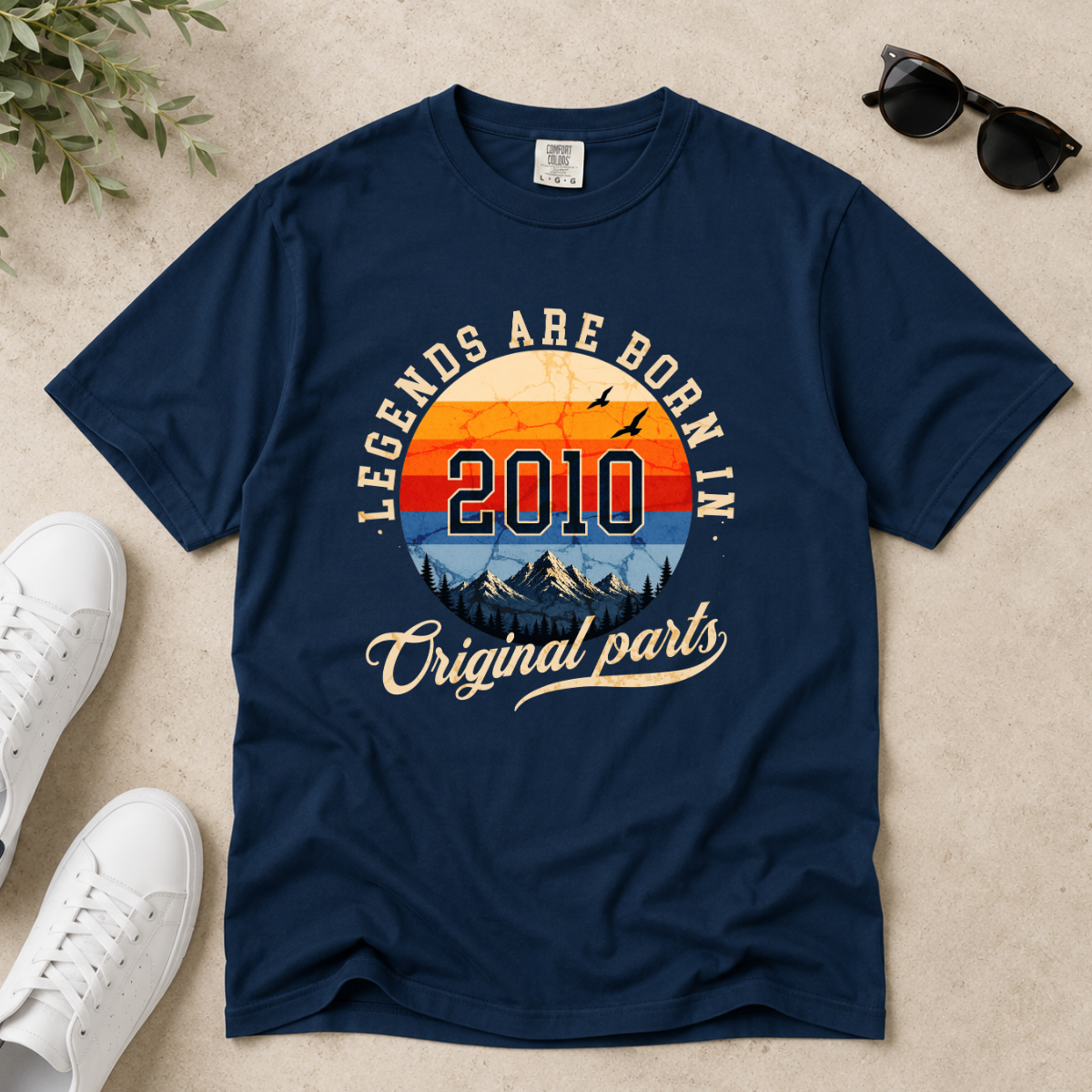 Legends Are Born in 2010 – 16th Birthday T-Shirt