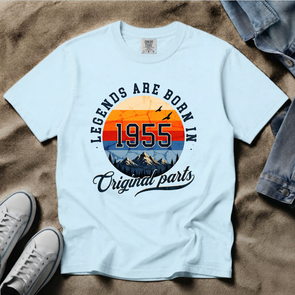 Legends Are Born in 1955 – 71st Birthday T-Shirt