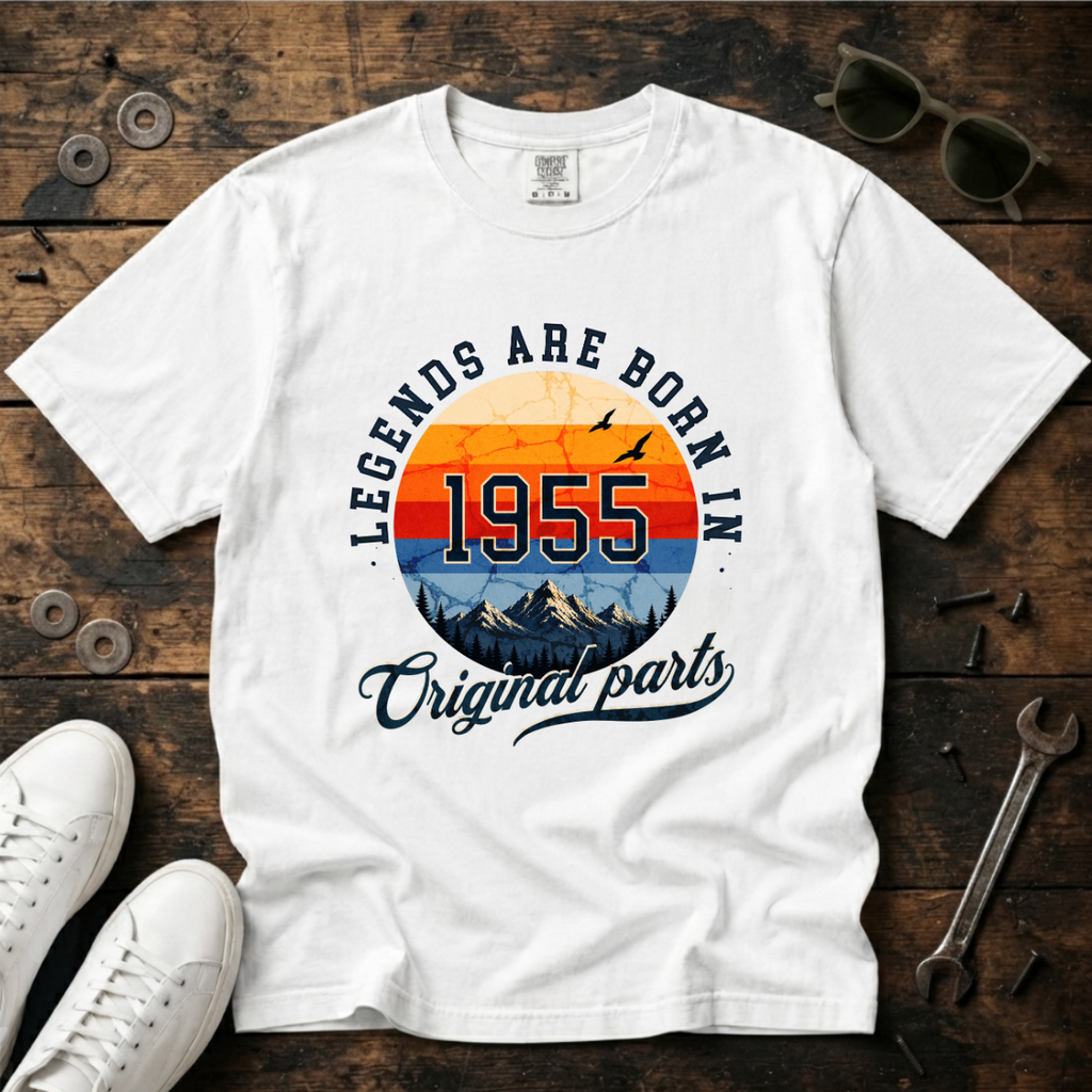 Legends Are Born in 1955 – 71st Birthday T-Shirt