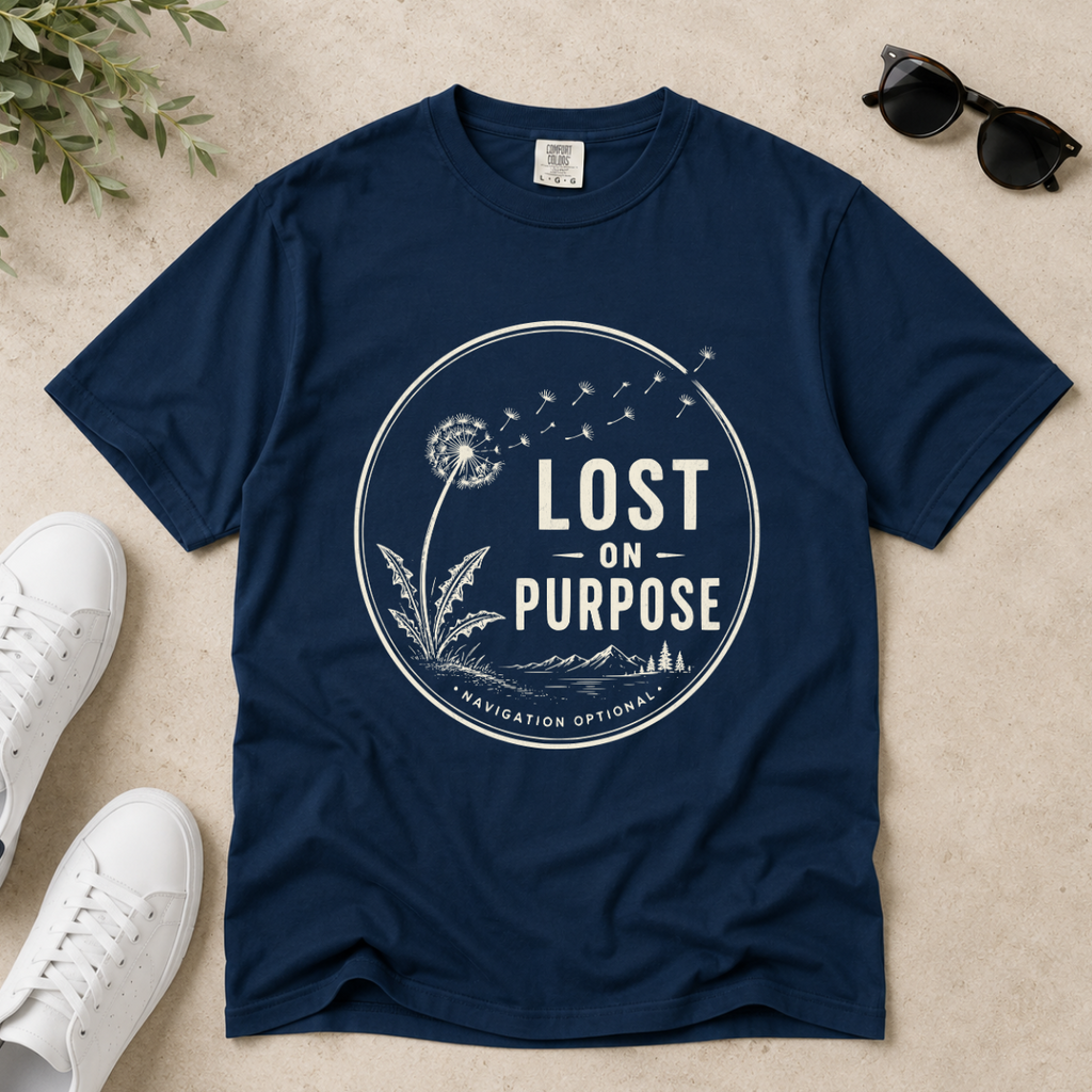 Lost On Purpose – Wanderlust T-Shirt | Outdoors Edition