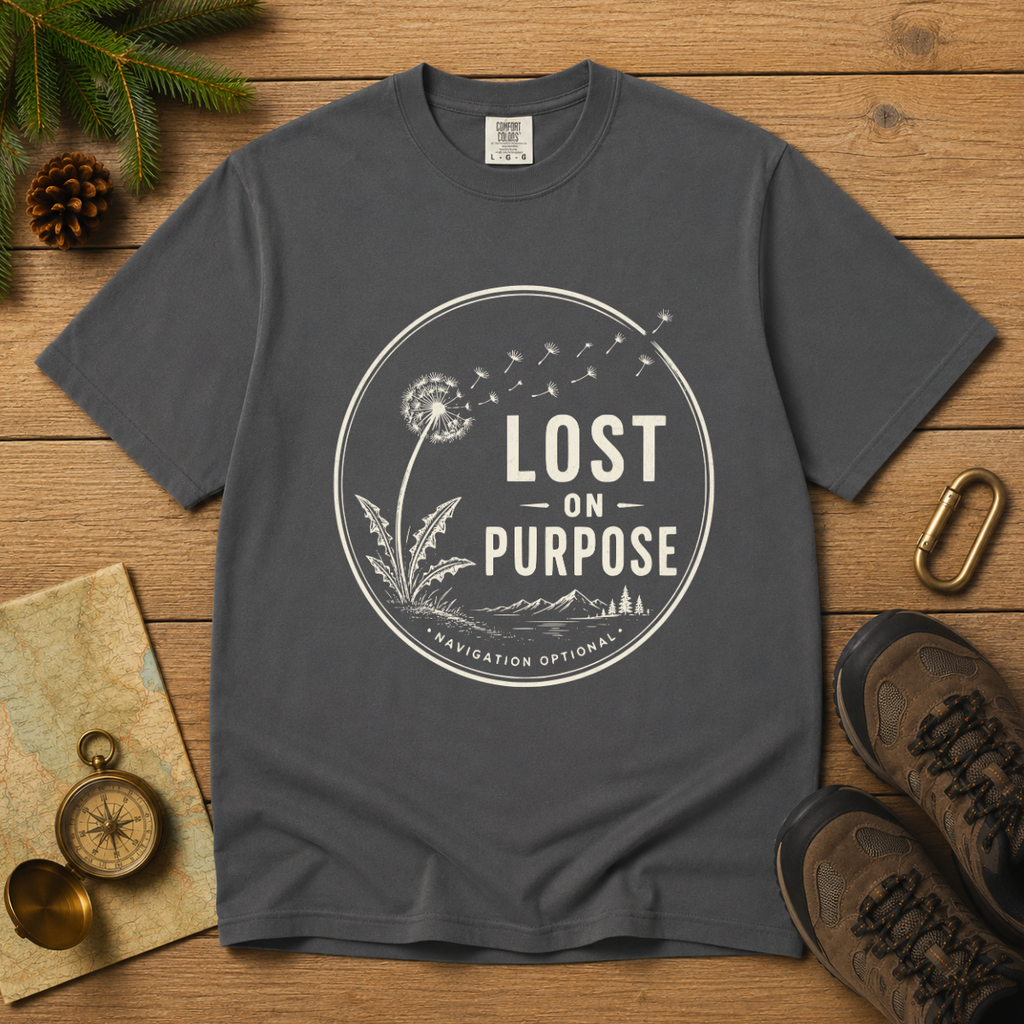 Lost On Purpose – Wanderlust T-Shirt | Outdoors Edition