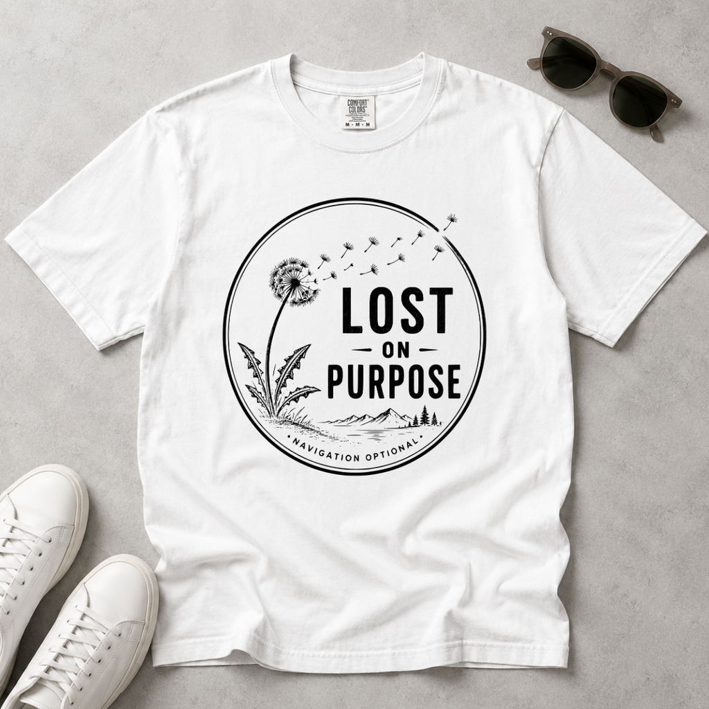 Lost On Purpose – Wanderlust T-Shirt | Outdoors Edition